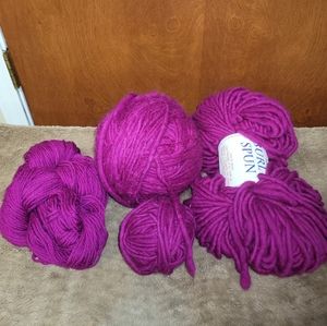 PREMIUM , boutique wool yarn. Fusia
